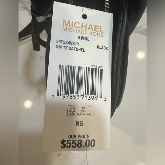 MICHAEL Michael Kors Avril Woven Satchel - NWT - Picture 7 of 9